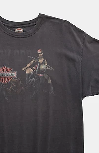 PS VINTAGE Charcoal 2000s Harley Davidson Graphic T-Shirt