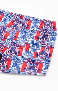Pabst Blue Ribbon 4" Swim Trunks