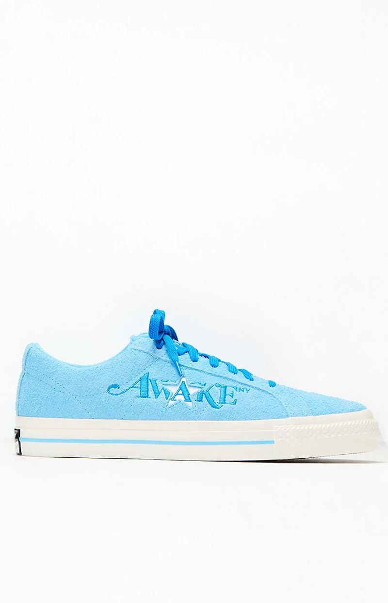 Awake NY x Blue Converse One Star Pro OX Shoes