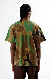 Pacsun Washed Camo Animal T-Shirt