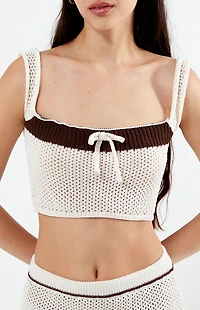 Daisy Street Crochet Crop Top