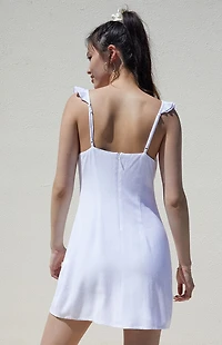 Beverly and Beck Monet Ruffle Mini Dress