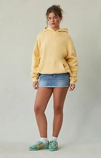 Pacsun Lara Light Indigo Low Rise Denim Mini Skirt