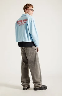 Pacsun Mason Baggy Jeans Darted Dark Gray