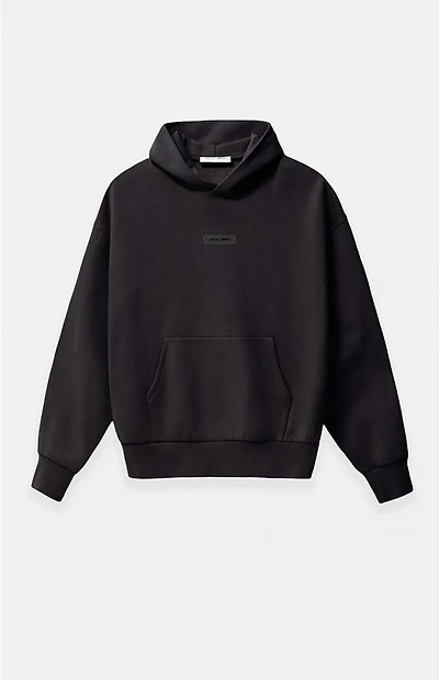 Fear of God ESSENTIALS Jet Black Classic Fleece Hoodie