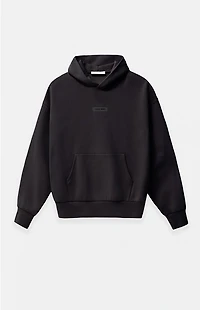 Fear of God ESSENTIALS Jet Black Classic Fleece Hoodie