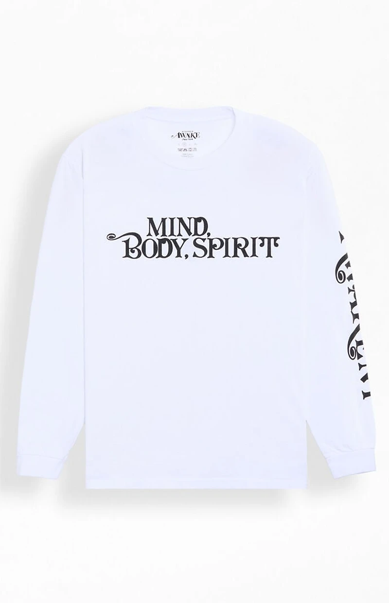 Awake NY Mind Body Spirit Long Sleeve T-Shirt