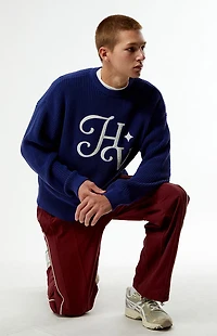 Pacsun Hudson Ribbed Knit Crew Neck Sweater