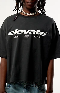 Pacsun Black Elevate Drop Shoulder T-Shirt