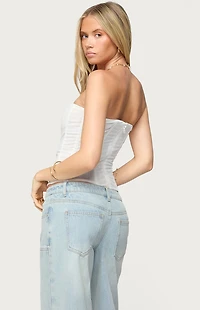 Edikted Reed Sheer Mesh Corset