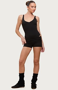 Edikted Alondra V Neck Bodysuit