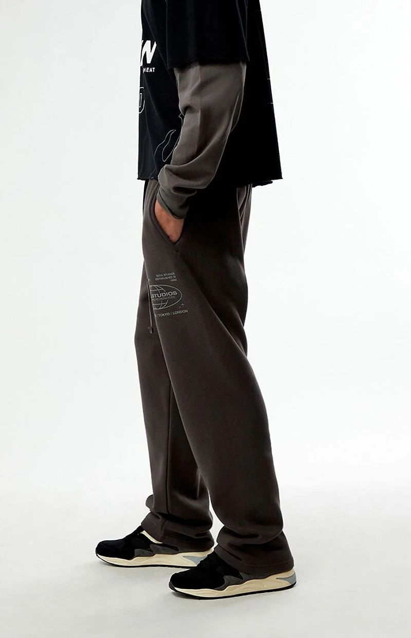 Pacsun Soul Studios Fleece Baggy Sweatpants