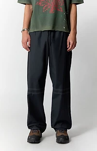 Pacsun Black Contrast Stitch Baggy Track Pants