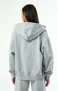 Pacsun Pink Flames Full Zip Hoodie