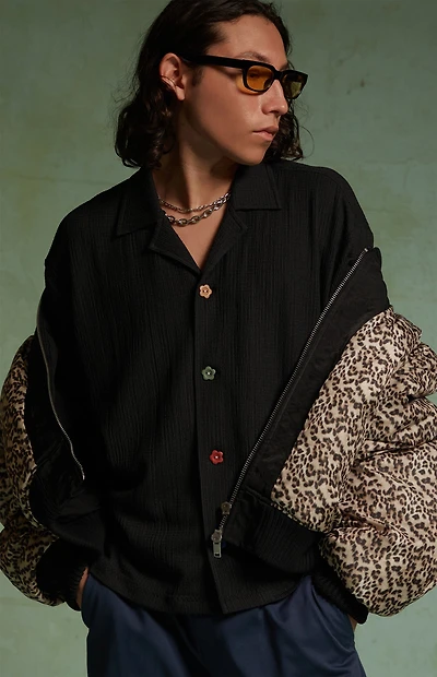 FIELD OF STUDY by Pacsun Crest Camp Shirt