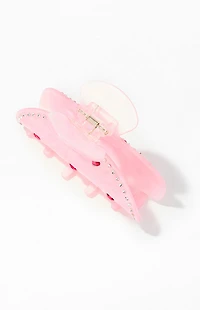 LA Hearts Rhinestone Heart Hair Claw Clip