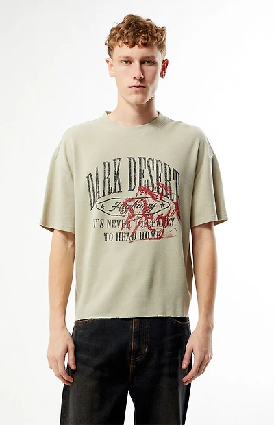 Pacsun Dark Desert Waffle Knit T-Shirt