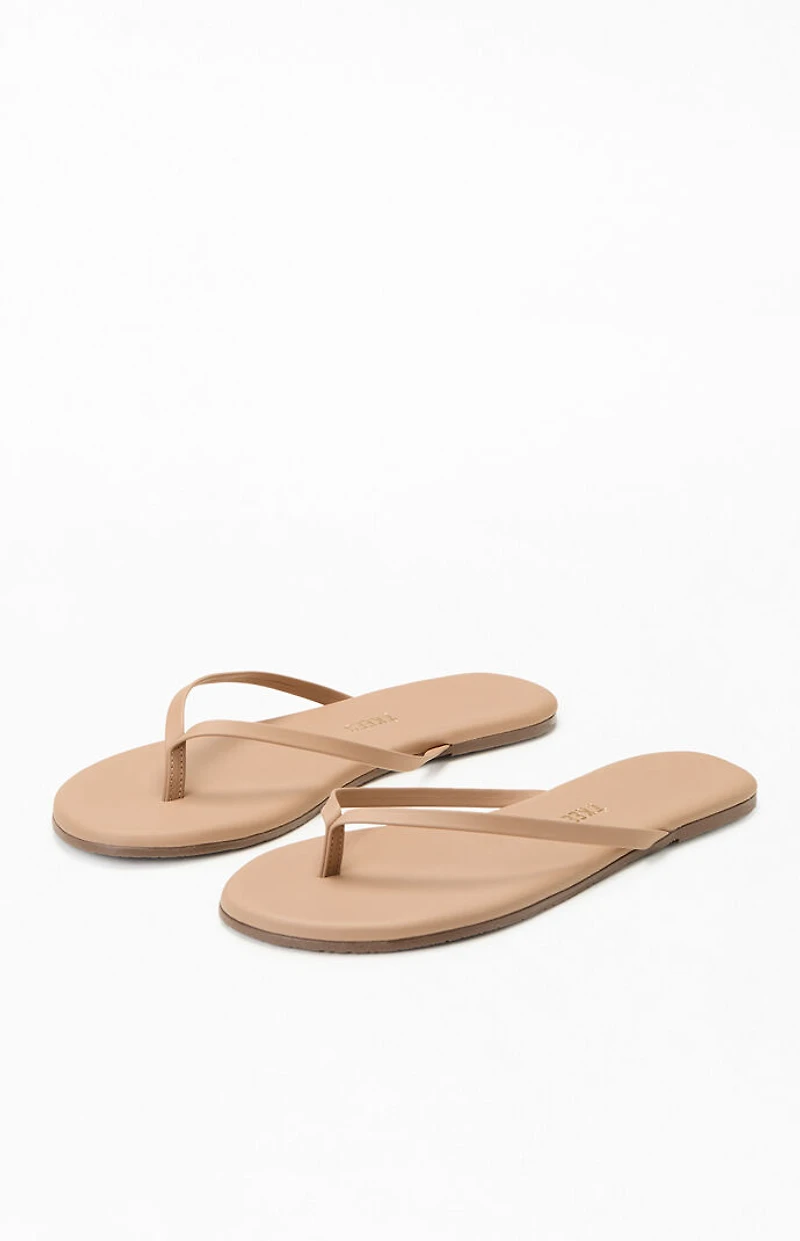 TKEES Women's Beige Foundations Matte Sandals