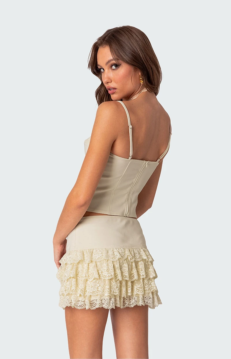 Edikted Maisie Lacey Cupped Corset