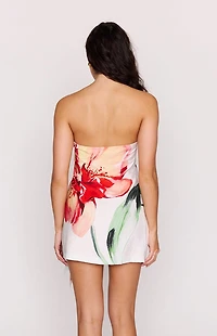 MINKPINK Zinnia Tie Side Mini Dress