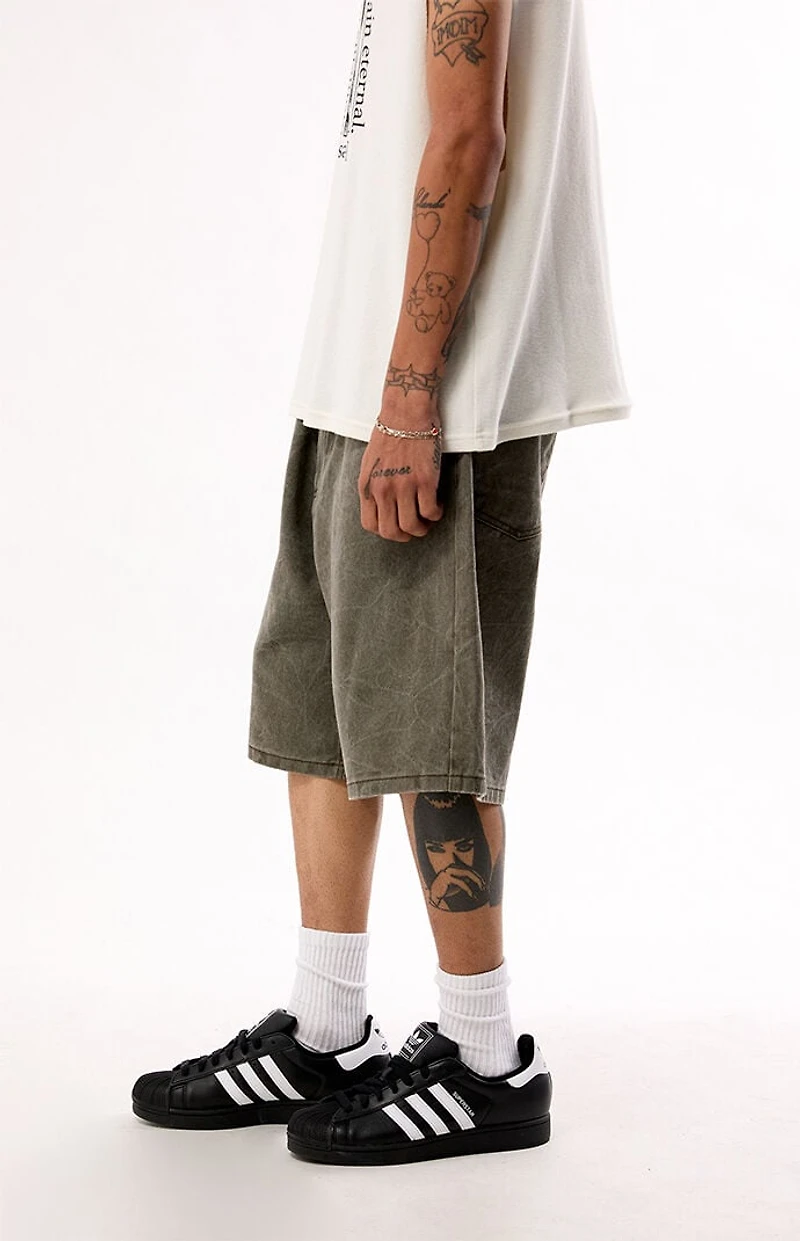 Obey Bigwig Baggy Jean Shorts