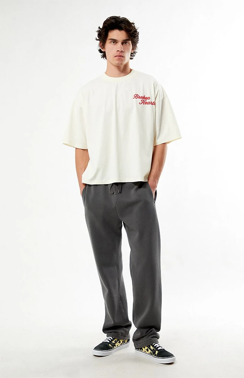 Pacsun Dead Hearts Club Cropped Boxy T-Shirt