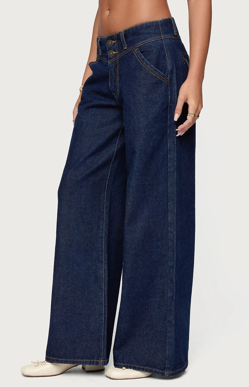 Edikted Meredith Low Rise Jeans
