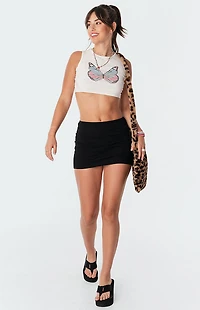 Edikted Aisha Low Rise Mini Skirt