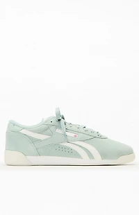 Reebok Women's Green Freestyle Lo Sneakers