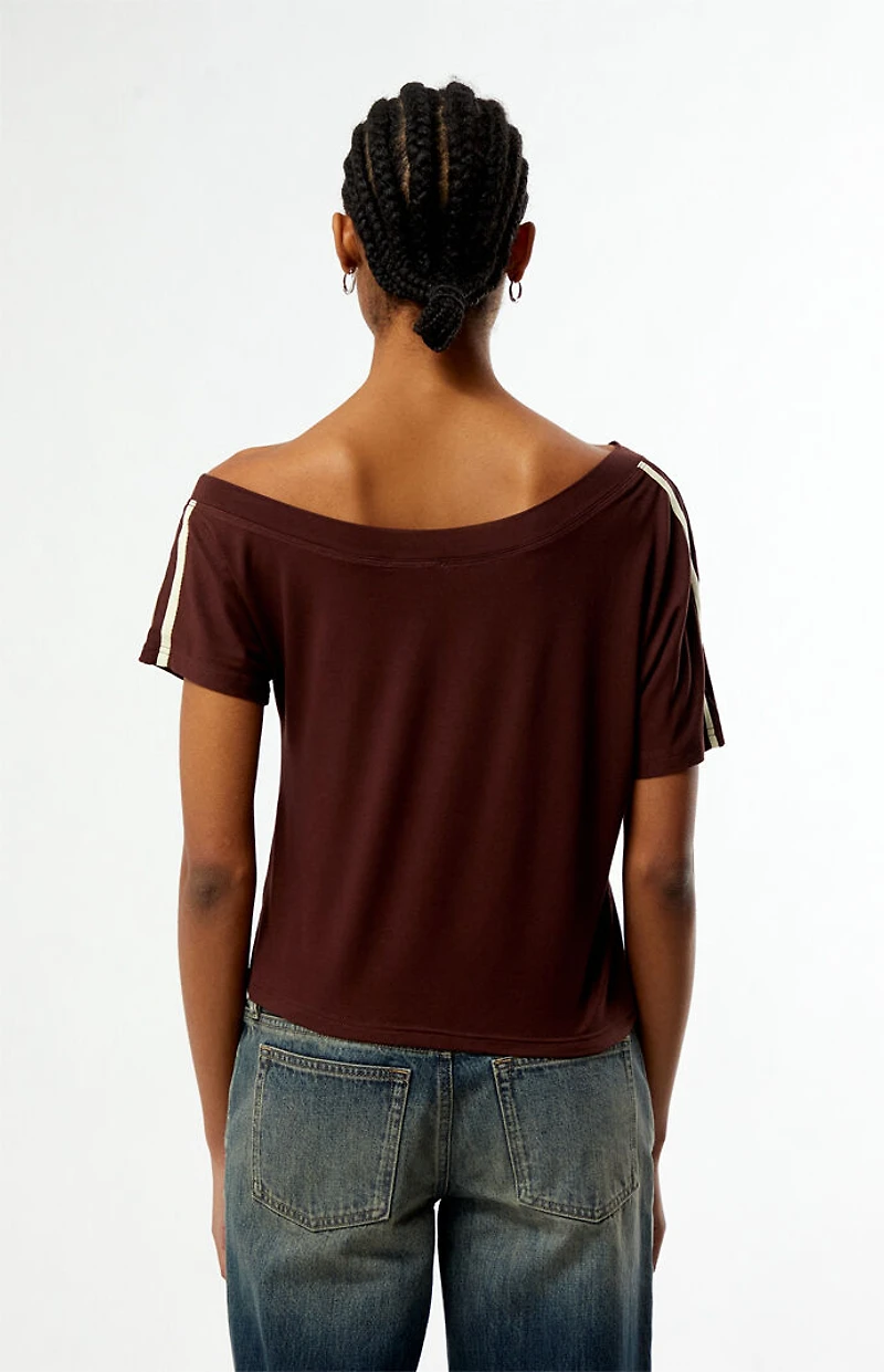 Your Favorite Jade Off-The-Shoulder Top