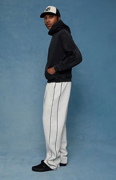 Pacsun Gray Piping Track Sweatpants