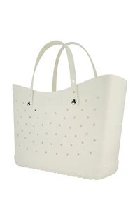 Crocs White Large Classic Tote Bag