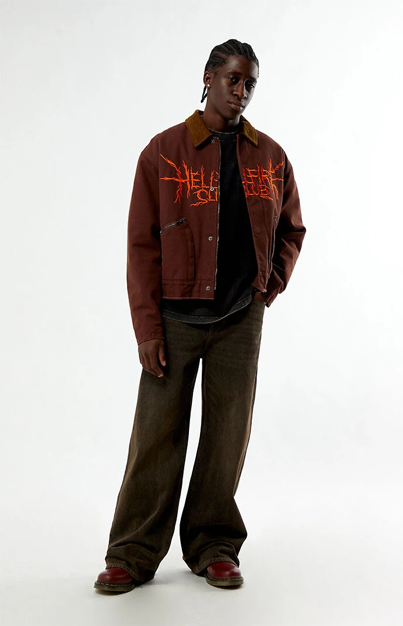 Netflix x Stranger Things Hellfire Lives Garage Jacket