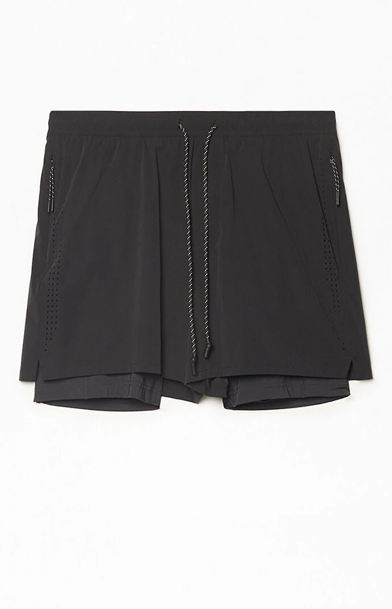 A.R.C. Active Black Running Shorts