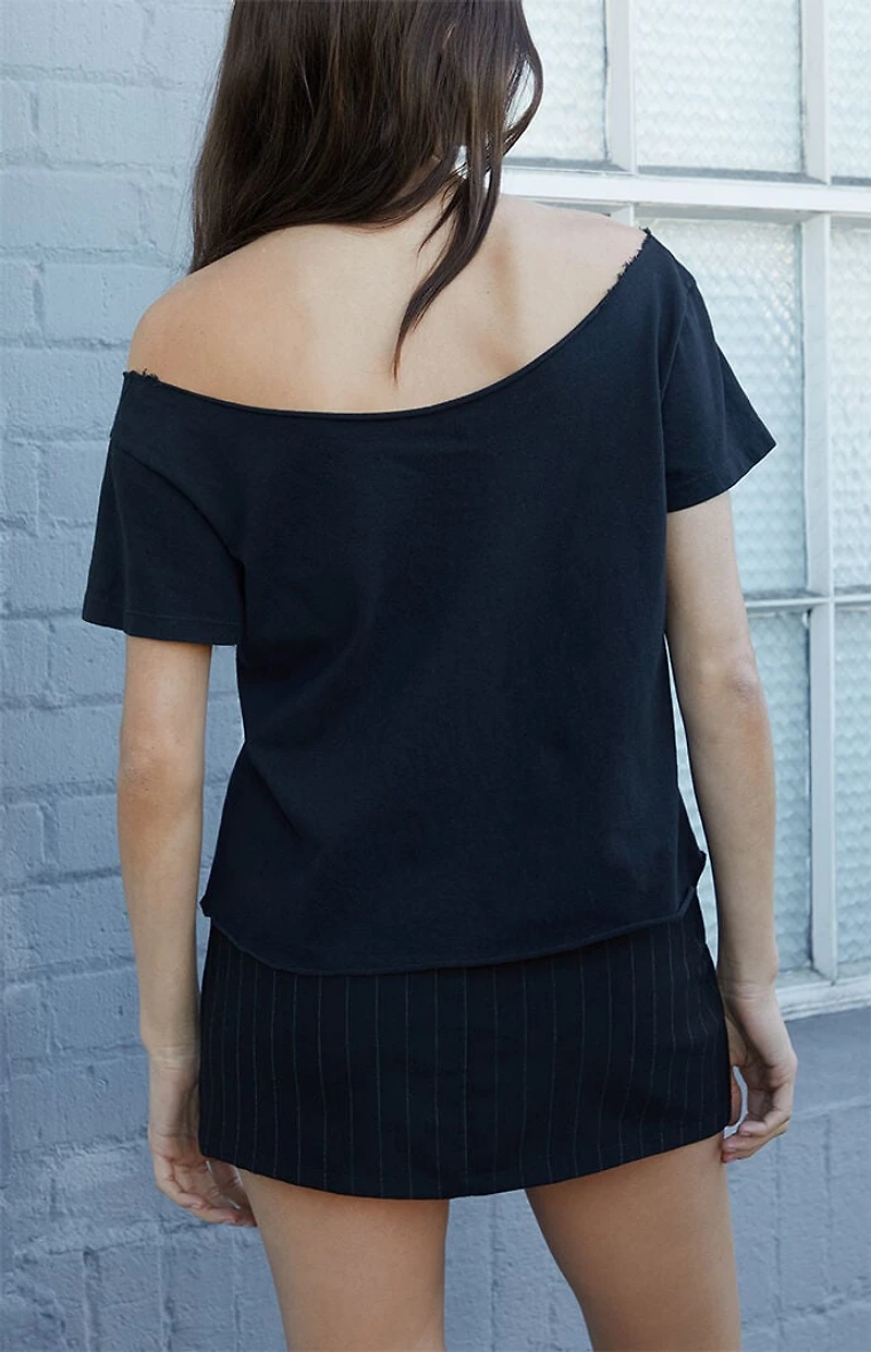 John Galt Ashlyn Chill Since UK Off-The-Shoulder T-Shirt