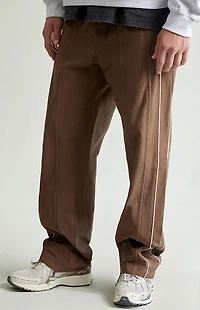 Pacsun Brown Bolton Baggy Track Pants