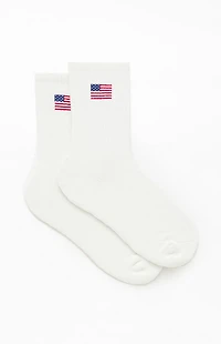 John Galt American Flag Crew Socks