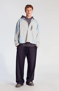 Pacsun Black Washed Fleece Extreme Baggy Sweatpants