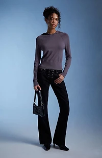 Third Charm Riley Knit Hoodie