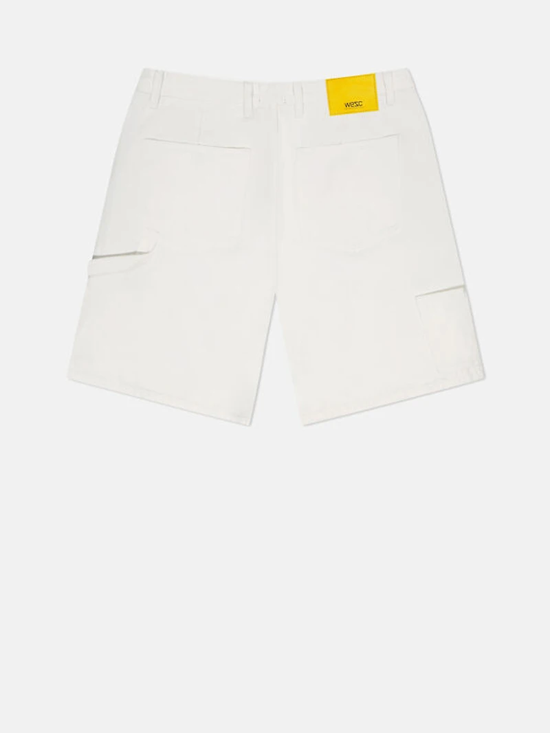 WeSC America Inc Cream Carpenter Baggy Shorts