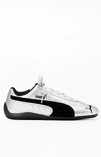 Puma Women's Silver Metallic Speedcat Sneakers