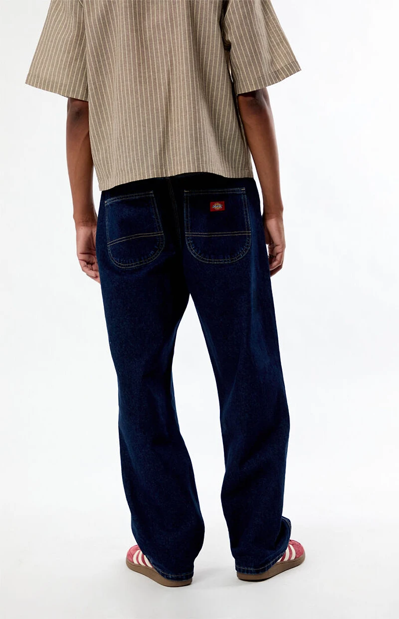 Dickies 954 Dark Blue Relaxed Straight Work Jeans