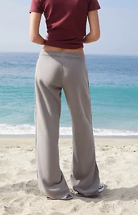 John Galt Light Gray Hilary Soft Yoga Baggy Sweatpants