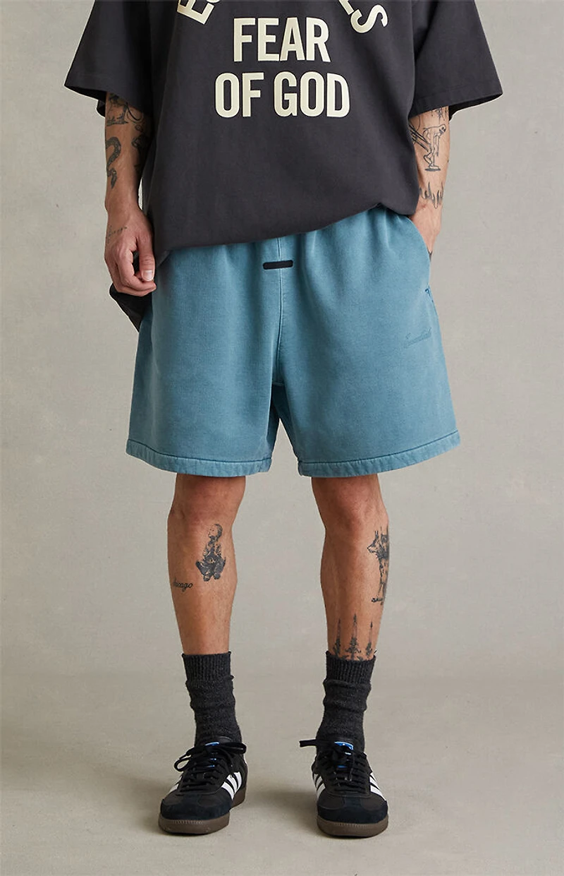 Fear of God ESSENTIALS Faded Coastal Signature Classic Sweat Shorts