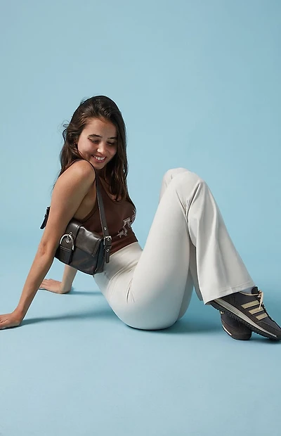 PAC 1980 WHISPER Active Ivory Franchise Flare Yoga Pants