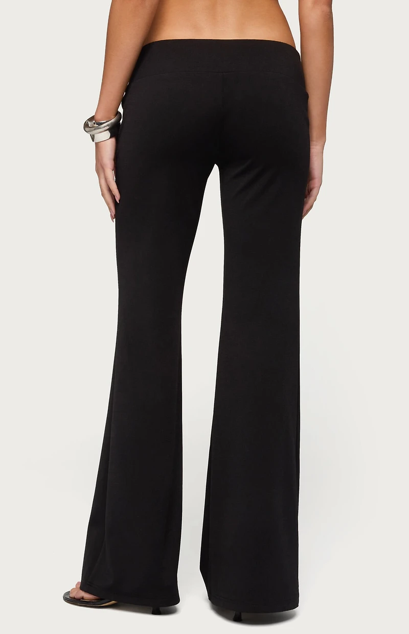 Edikted Katalia Sequin Flared Pants