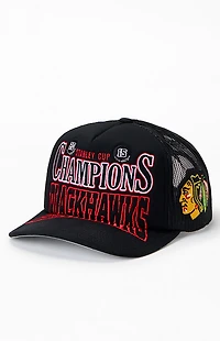 Mitchell & Ness Big Champions Chicago Blackhawks Trucker Hat