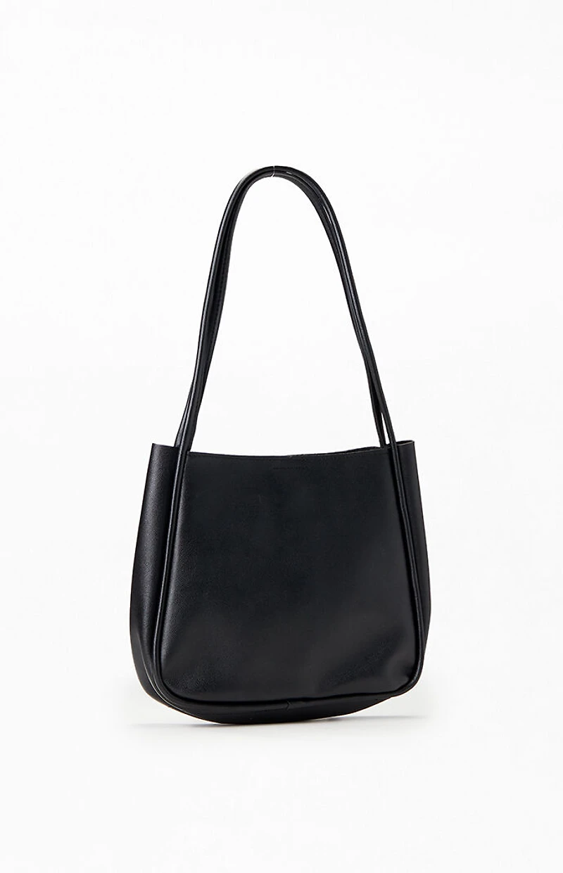 Pacsun Faux Leather Mini Bucket Tote Bag