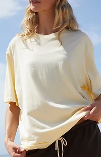 John Galt Yellow Presley Oversized T-Shirt