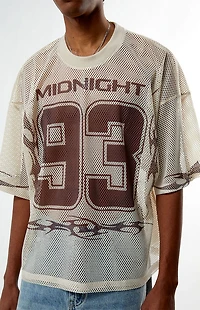 Pacsun Midnight 93 Cream Mesh Jersey